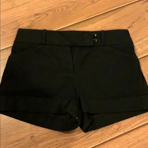 Bcbgmaxaria black dress shorts